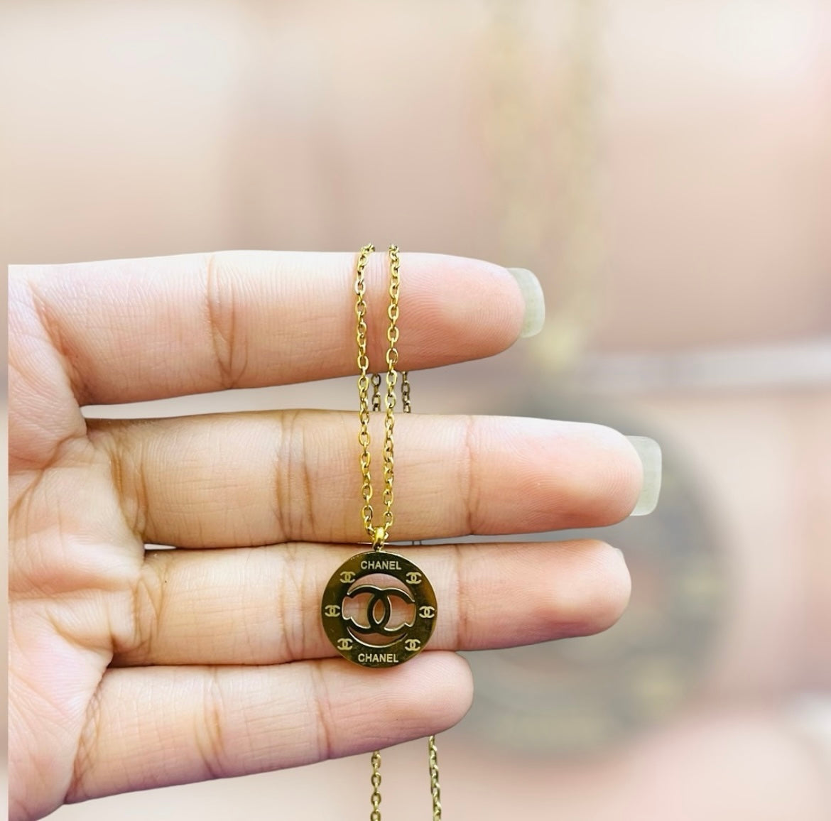 Chanel Pendant -18K Gold Plated
