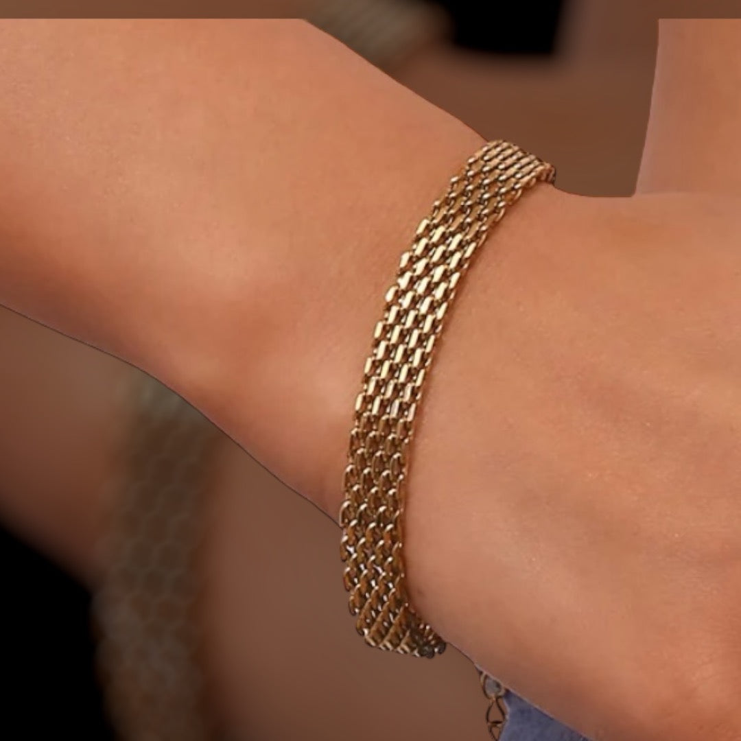 Rowena Bracelet-18K Gold Plated