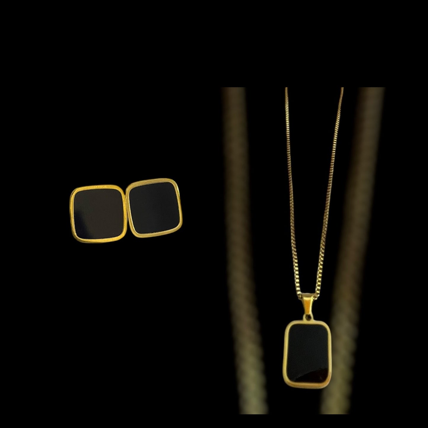 Black Classic Noir-18K Gold Plated