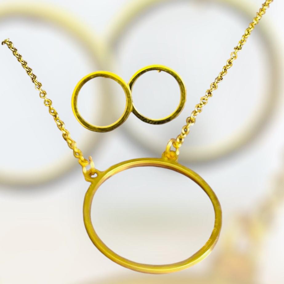 Interlocking Rings Chic 18K Gold Plated Bracelet Interlocking Rings Chic 18K Gold Plated Bracelet