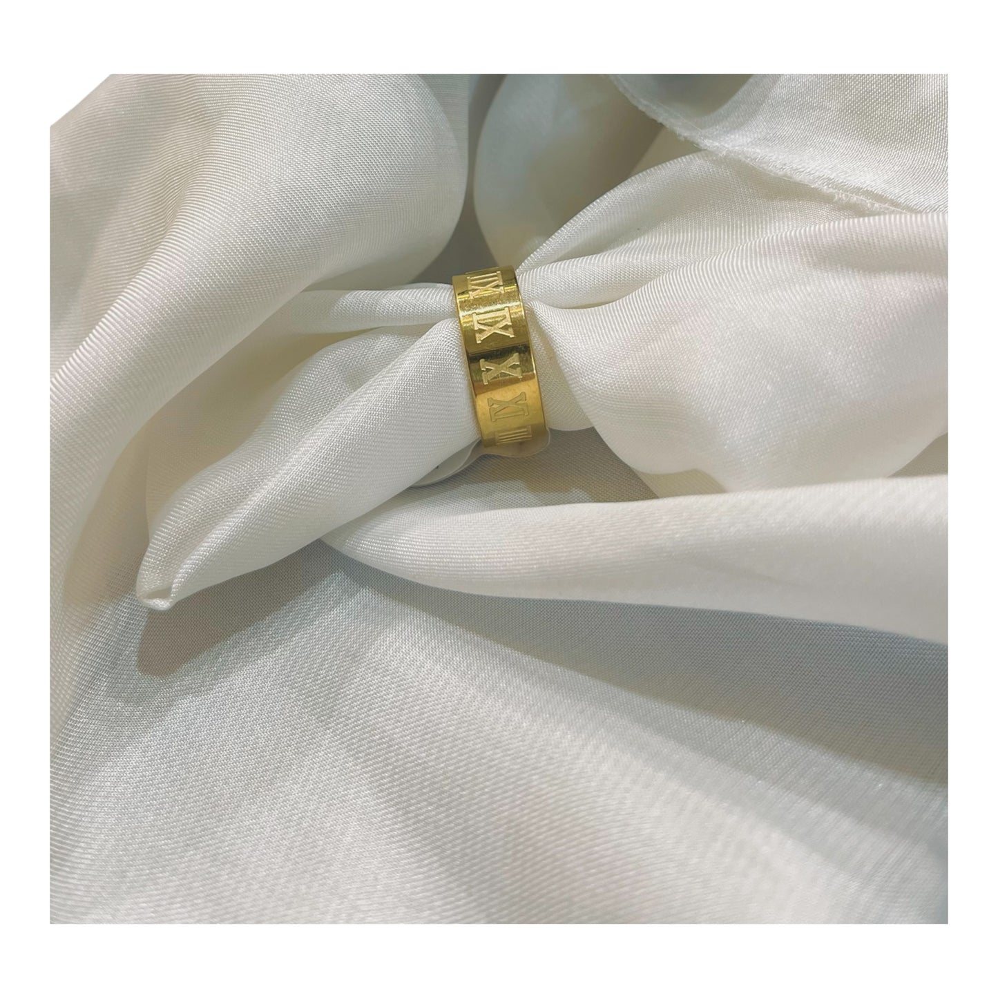 Roman Ring-18K Gold Plated