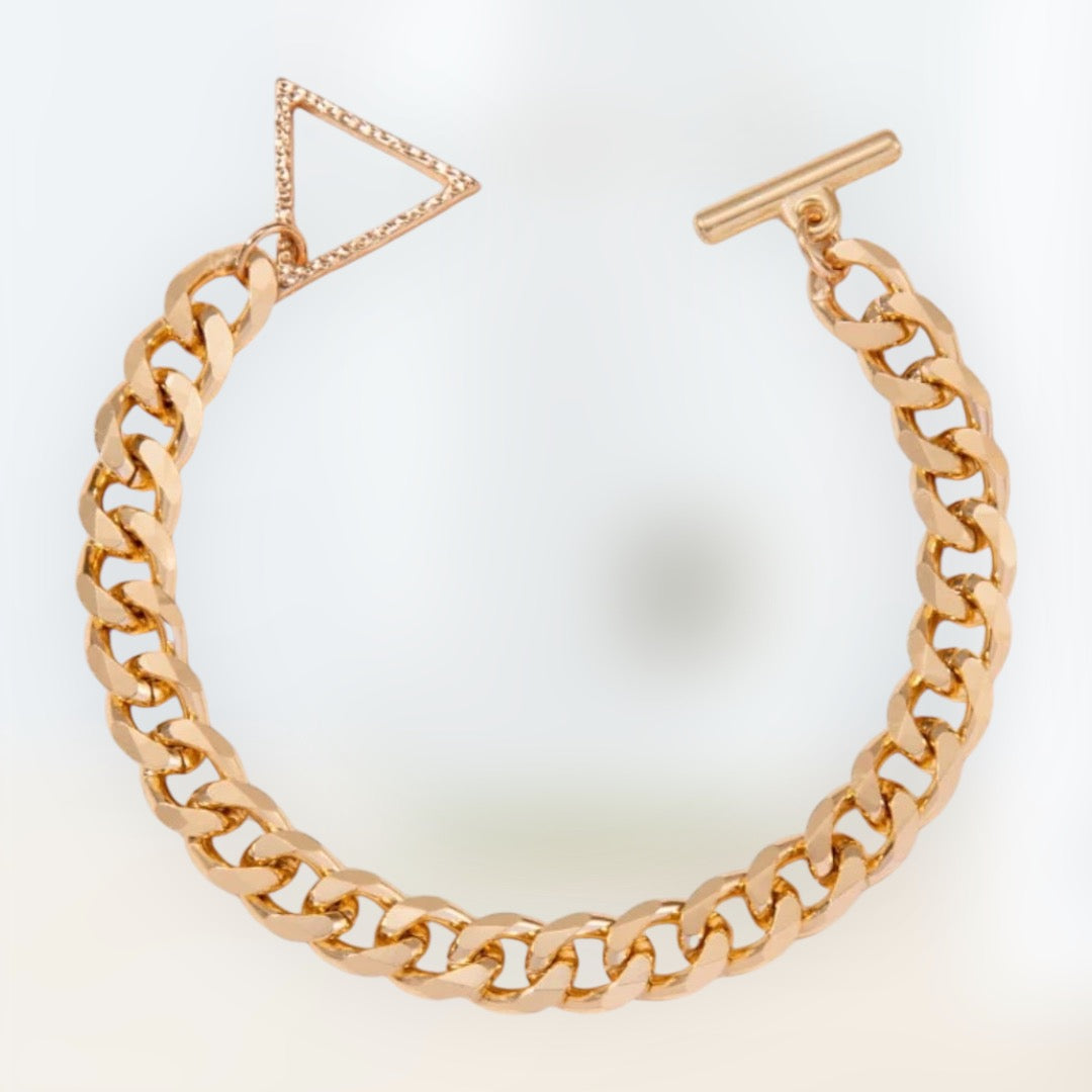 Triangle Link Bracelet.