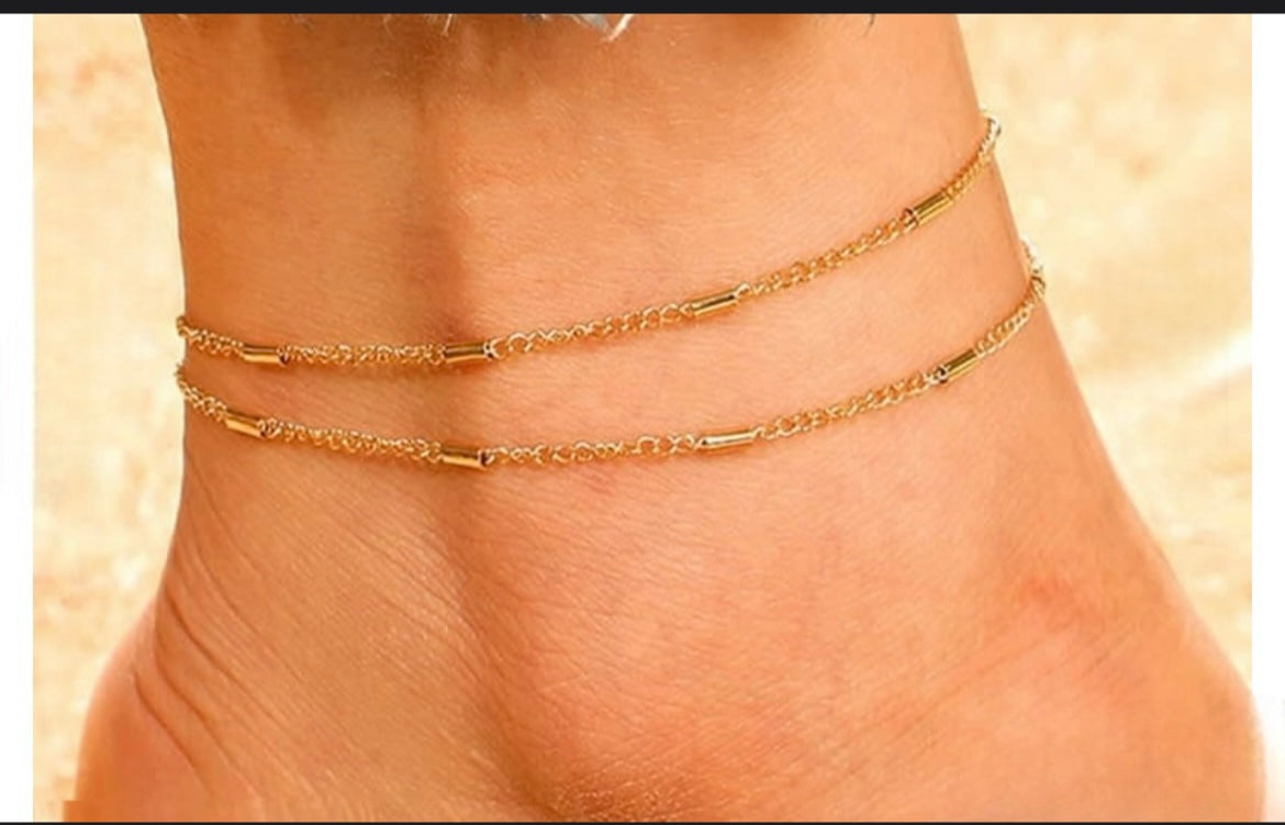 Double Layer Anklet.