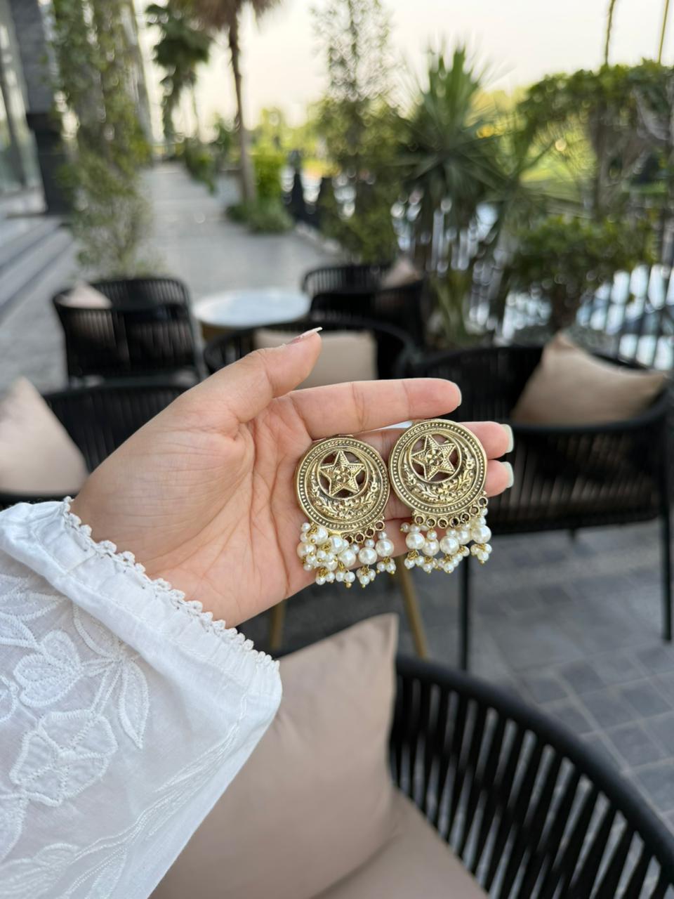 Noor-e-Chand Sitara Earrings