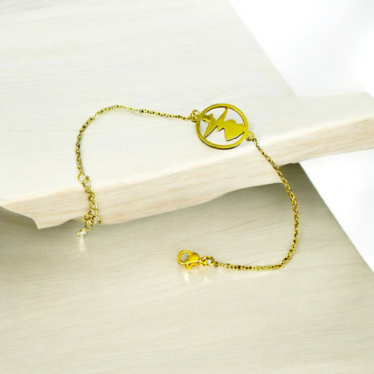 Heart Cuff-18K Gold Plated Jewelry