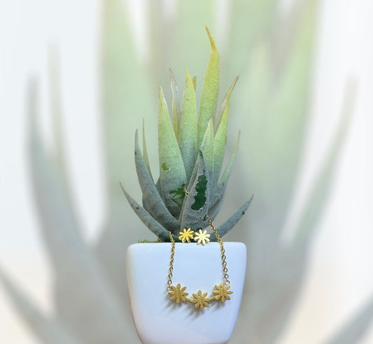 Floral Frenzy-18K Gold Plated .