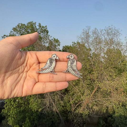 Parrot Glam Silver Drops