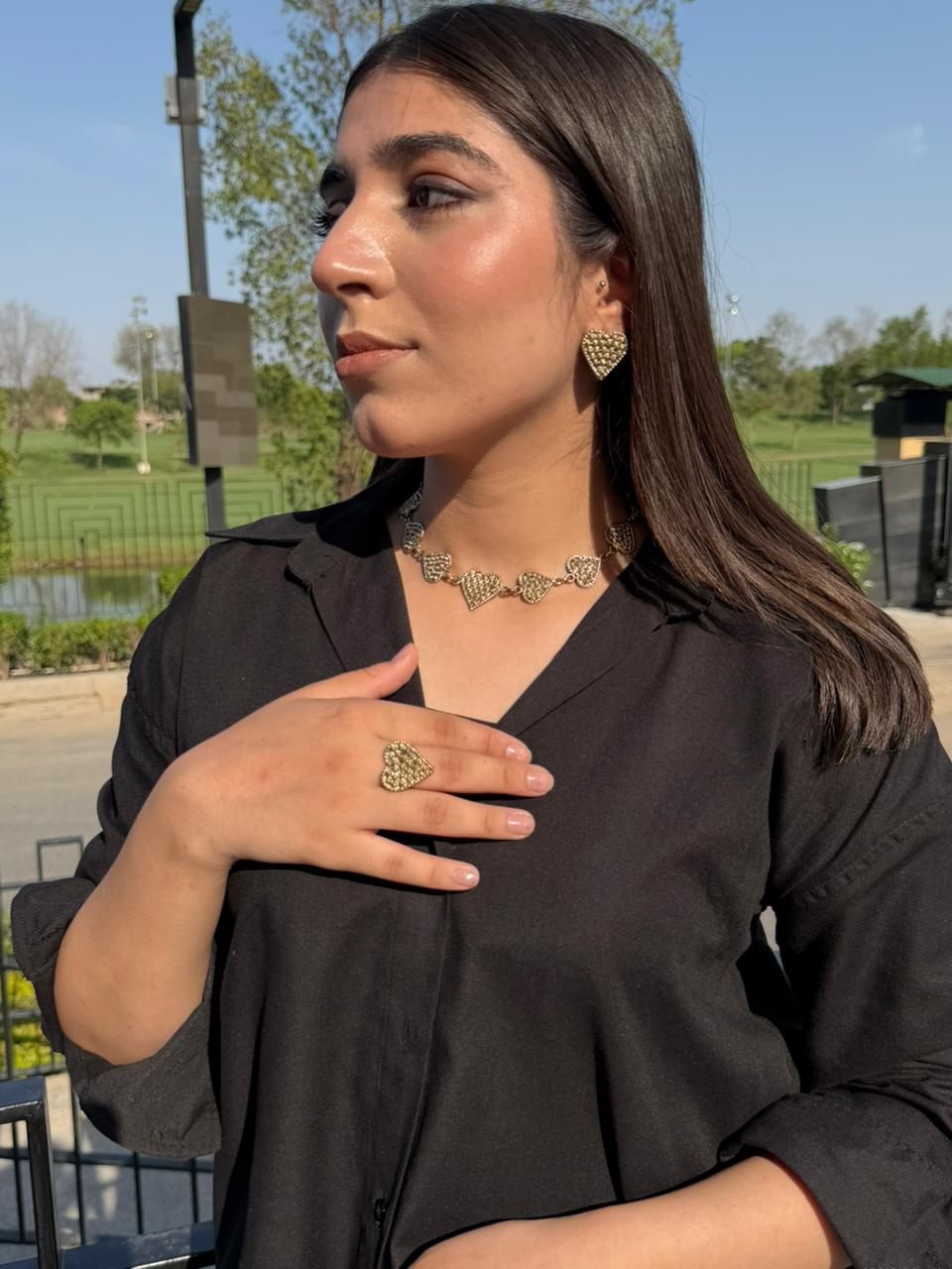 Heart Bliss Choker Set