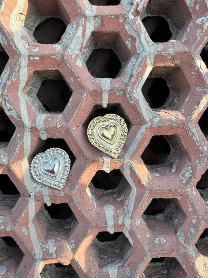 Twin Tone Heart Ring