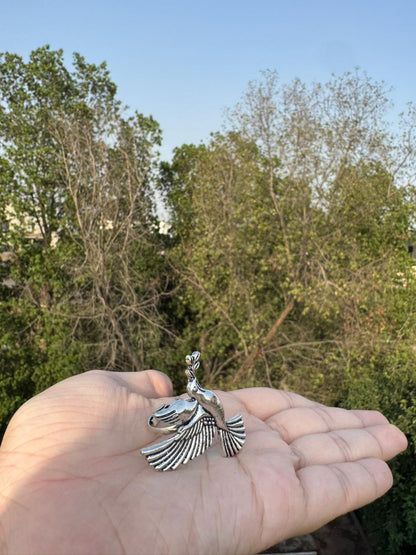 Moonbird Silver Ring